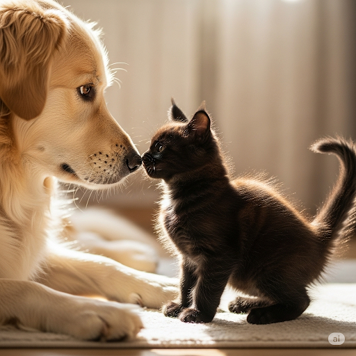 Trucs et astuces pour que mon chien accepte l'arrivée d'un petit chaton | My Pet